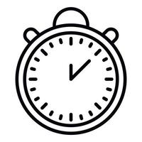 Time of delivery icon, outline style vector