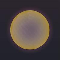 Space mercury planet icon, isometric style vector