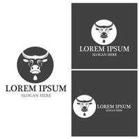 Cow Logo Template vector icon