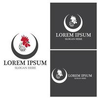 Rooster Logo Template vector