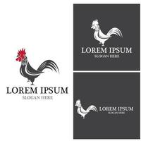 Rooster Logo Template vector