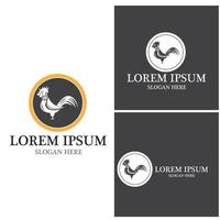 Rooster Logo Template vector