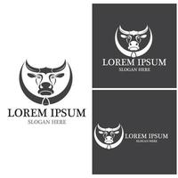 Cow Logo Template vector icon