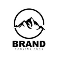 Mountain Logo, Vector Mountain Climbing, Adventure, Design For Climbing, Climbing Equipment, And Brand With Mountain Logo