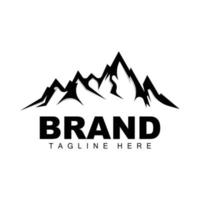 Mountain Logo, Vector Mountain Climbing, Adventure, Design For Climbing, Climbing Equipment, And Brand With Mountain Logo