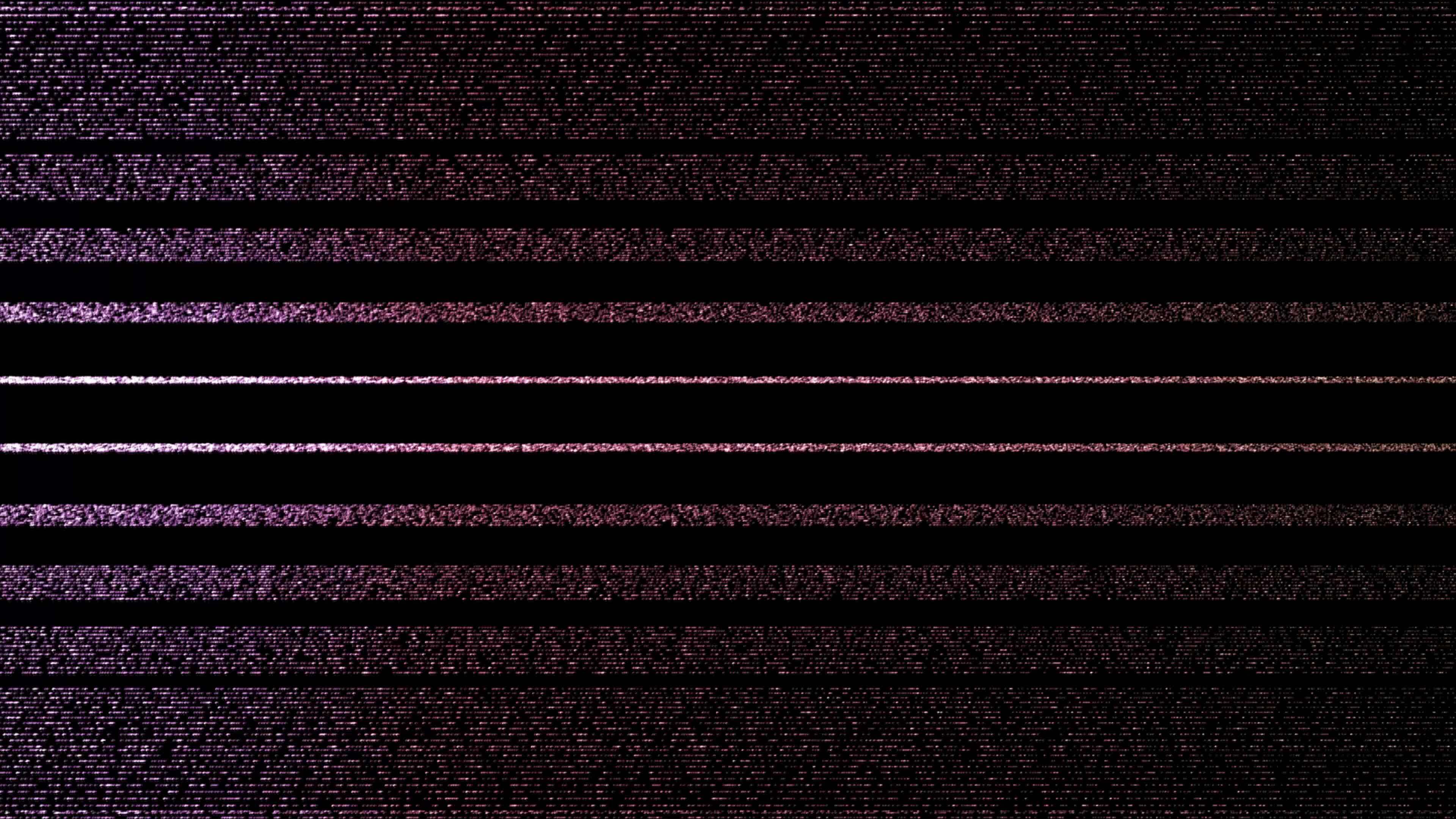 Tv Noise And Glitch Effects. Noise Effects On Black Background. Video