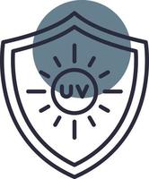 Uv Creative Icon Design vector