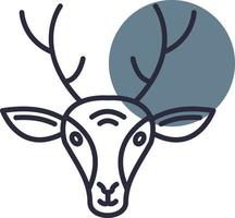 Deer Creative Icon Design vector