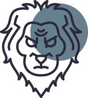Lion Creative Icon Design vector