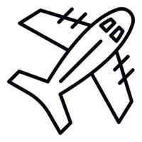 Air export icon, outline style vector
