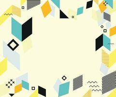 Colorful Geometric Background Pro Vector