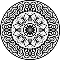 mandala floral gratis para colorear archivos vectoriales