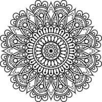 Free Floral Mandala Coloring Pages Vector Files