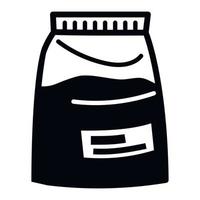 Dust pack icon, simple style vector