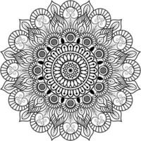 Free Floral Mandala Coloring Pages Vector Files