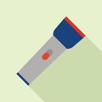 Flashlight icon, flat style vector