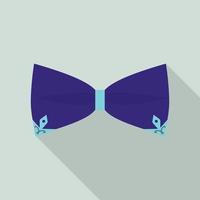 Blue Bow Tie Vector Illustration Stock Vector (Royalty Free) 1701016510