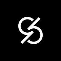Initial based clean and minimal Logo. S letter creative fonts monogram icon symbol. vector