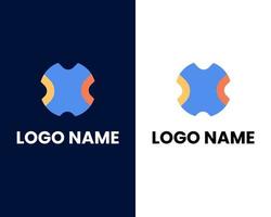 letter x modern business logo design templateW vector