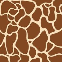 patrón de piel de jirafa. plantilla de impresión de tela de naturaleza salvaje. patrón de jirafa estampado de piel de animal. fauna silvestre. patrón de motivos de jirafa. vector