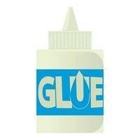 Glue icon, cartoon style vector