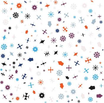 hermoso y colorido patrón vectorial. patrón de vectores sin fisuras. patrón textil y de tela. patrón simple y elegante.