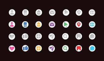 Collection of popular social media logo. Facebook, instagram, twitter, linkedin, youtube, telegram, vimeo, snapchat, whatsapp. Realistic editorial set. vector