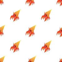 Cancer hermit pattern seamless vector
