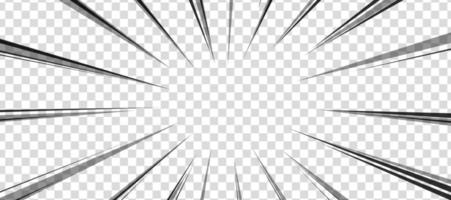 Horizontal and radial speed lines graphic manga comic drawing vector b By  Microvector