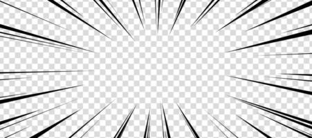 Comic strip radial motion lines. Anime comics book hero speed or fight  action texture sharp rays. Manga cartoon drawing explosions background.  Vector graphic eps illustration 8991664 Vector Art at Vecteezy