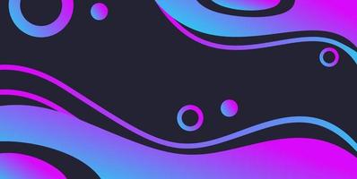 vector illustration banner gradient blue purple background