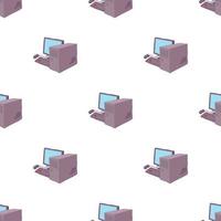 Computer pattern seamless vector