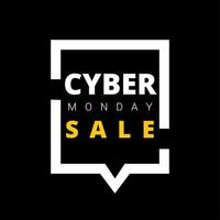 flayer or banner or background with the theme of cyber monday, saying cyber monday vector