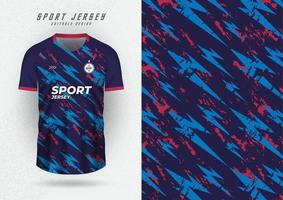 Background mockup for sports jerseys, jerseys, running shirts, blue lightning pattern vector