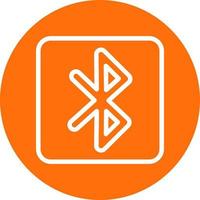 diseño de icono de vector de bluetooth