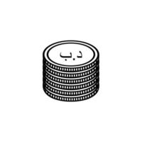 Bahrain Currency Icon Symbol, Bahraini Dinar, BHD Sign. Vector Illustration