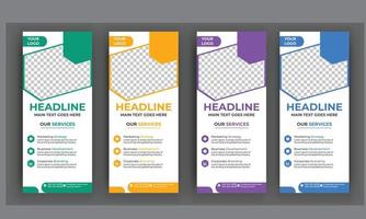 Business Roll Up Banner free download vector