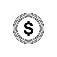 Dollar Icon Symbol, USD Sign. Vector Illustration