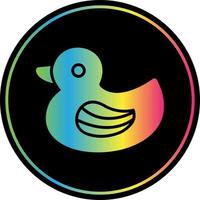 diseño de icono de vector de pato de goma