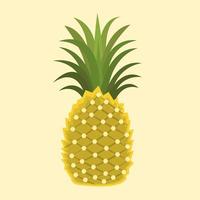 ilustración de vector de piña para diseño gráfico y elemento decorativo