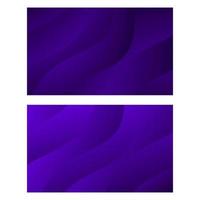 Set of Modern abstract wavy background for presentations, banners, posters, etc vector