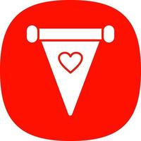 Pennant Vector Icon Design