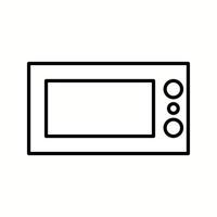 Unique Oven Line Vector Icon