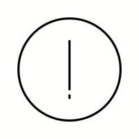 Unique About Vector Line Icon