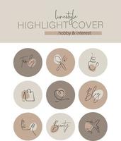 Highlight Cover Hobby Interest Version 2 vector