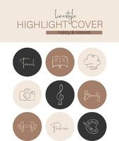 Highlight Cover Hobby Interest vector