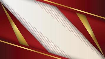 Abstract luxury background red and gold line. for website, poster, brochure, presentation template etc vector