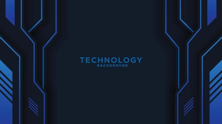 High tech technology geometric and connection system background.