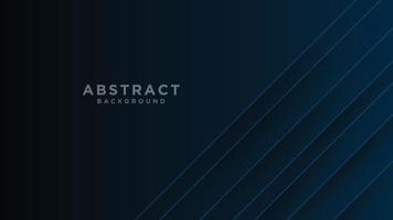 Dark blue abstract background geometry shine and layer element vector for presentation design.