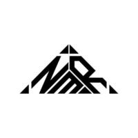 diseño creativo del logotipo de la letra nmr con gráfico vectorial, logotipo sencillo y moderno nmr. vector